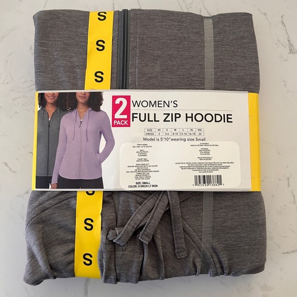 NWT 32 Degrees Ladies' 2-pack Lightweight Hoody with UPF 40+ - Picture 2 of 5
